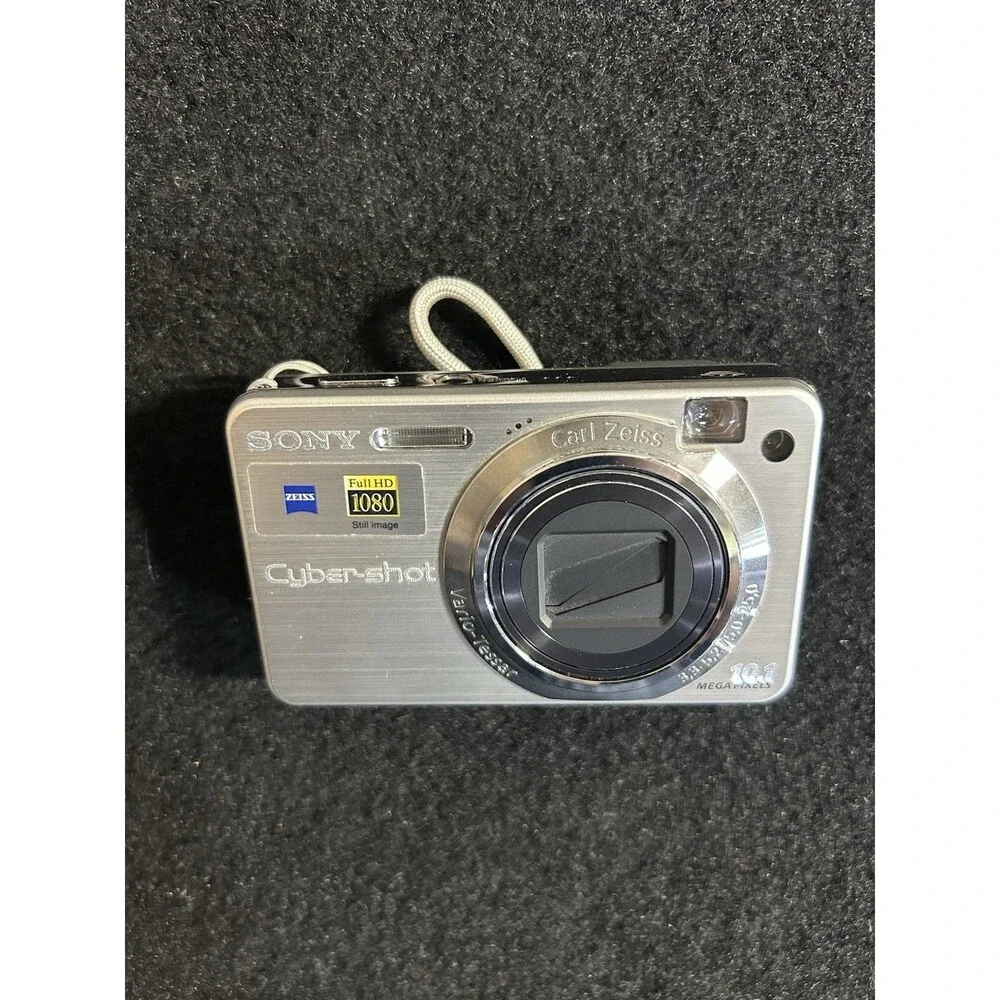 Sony Cybershot DSC-W170 10.1MP Digital Camera-Battery, Charger, Manuals Case B-5